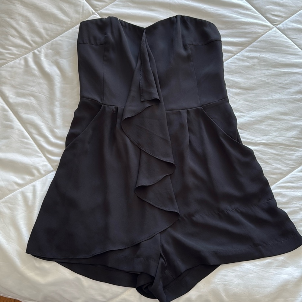 Women’s Strapless Shorts Romper